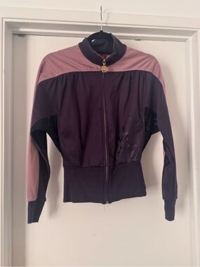 Vintage Miss Sixty Y2K Colorblock Track Jacket Pink Burgundy Purple